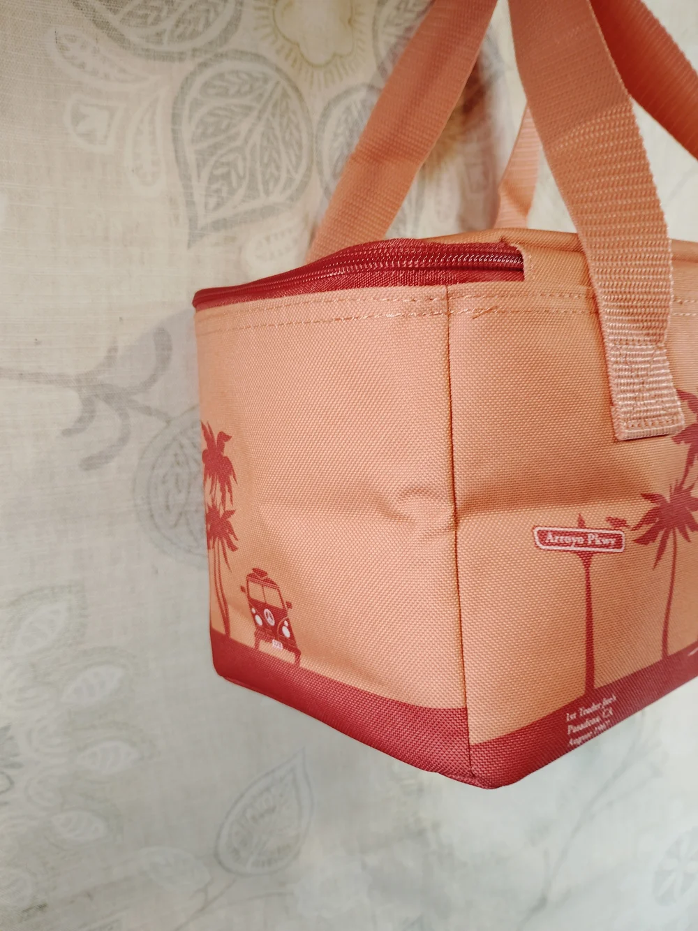 Trader Joe's Coral Mini Insulated Tote